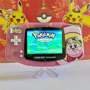 FREE SHIP! ✨
Nintendo Game Boy Advance IPS Backlit - Fuchsia Pink Kirby + Games